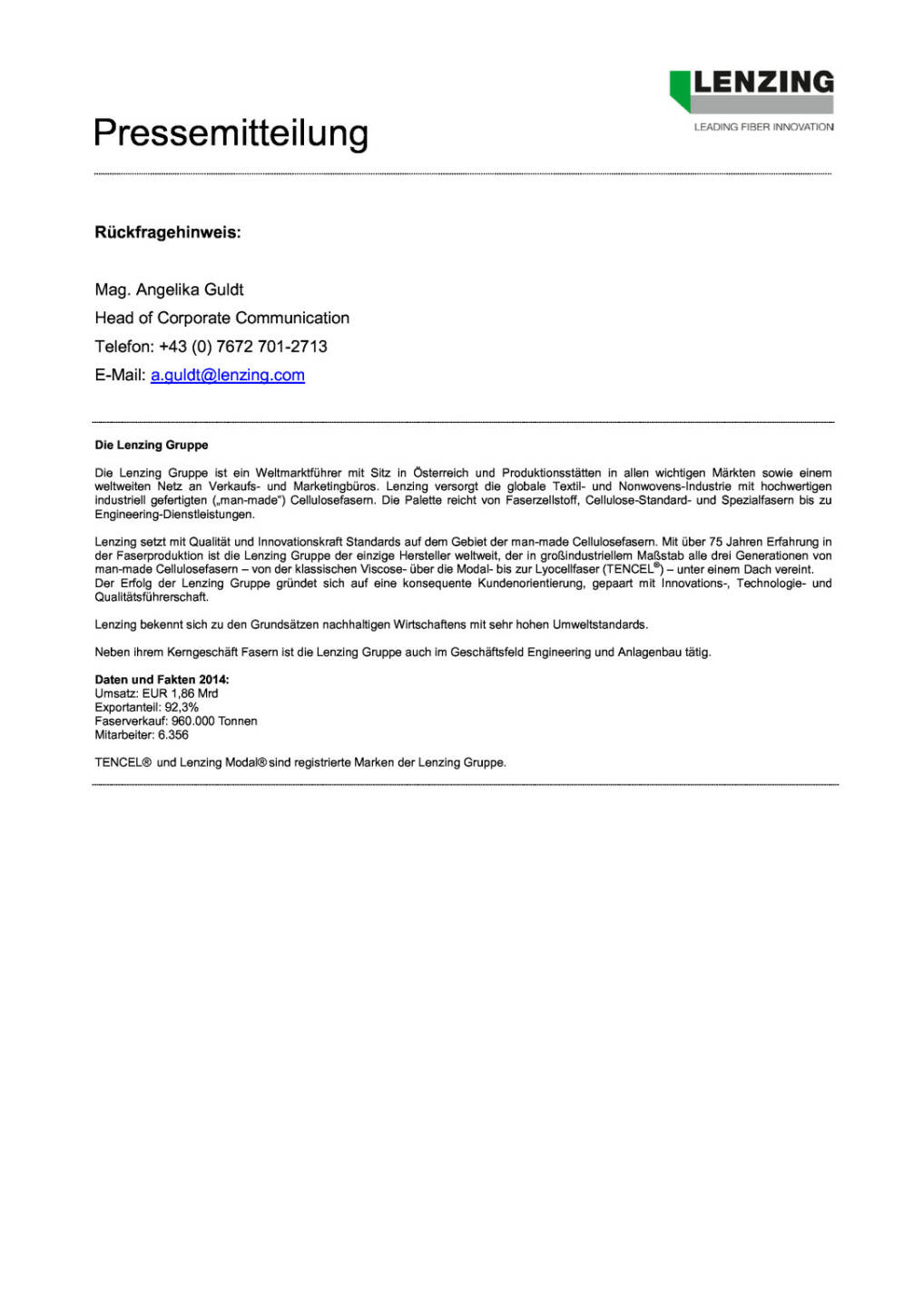 50 Jahre Lenzing Modal, Seite 3/3, komplettes Dokument unter http://boerse-social.com/static/uploads/file_379_50_jahre_lenzing_modal.pdf