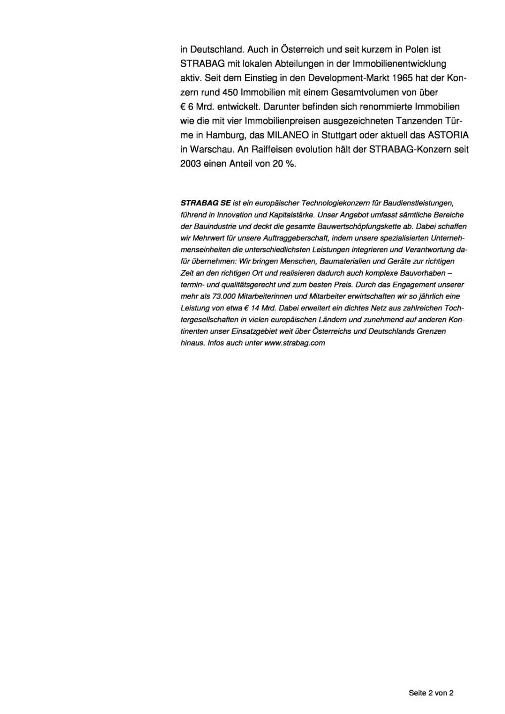 Strabag steigt in rum&auml;nischen Projektentwicklungsmarkt ein, Seite 2/2, komplettes Dokument unter http://boerse-social.com/static/uploads/file_382_strabag_steigt_in_rumanischen_projektentwicklungsmarkt_ein.pdf