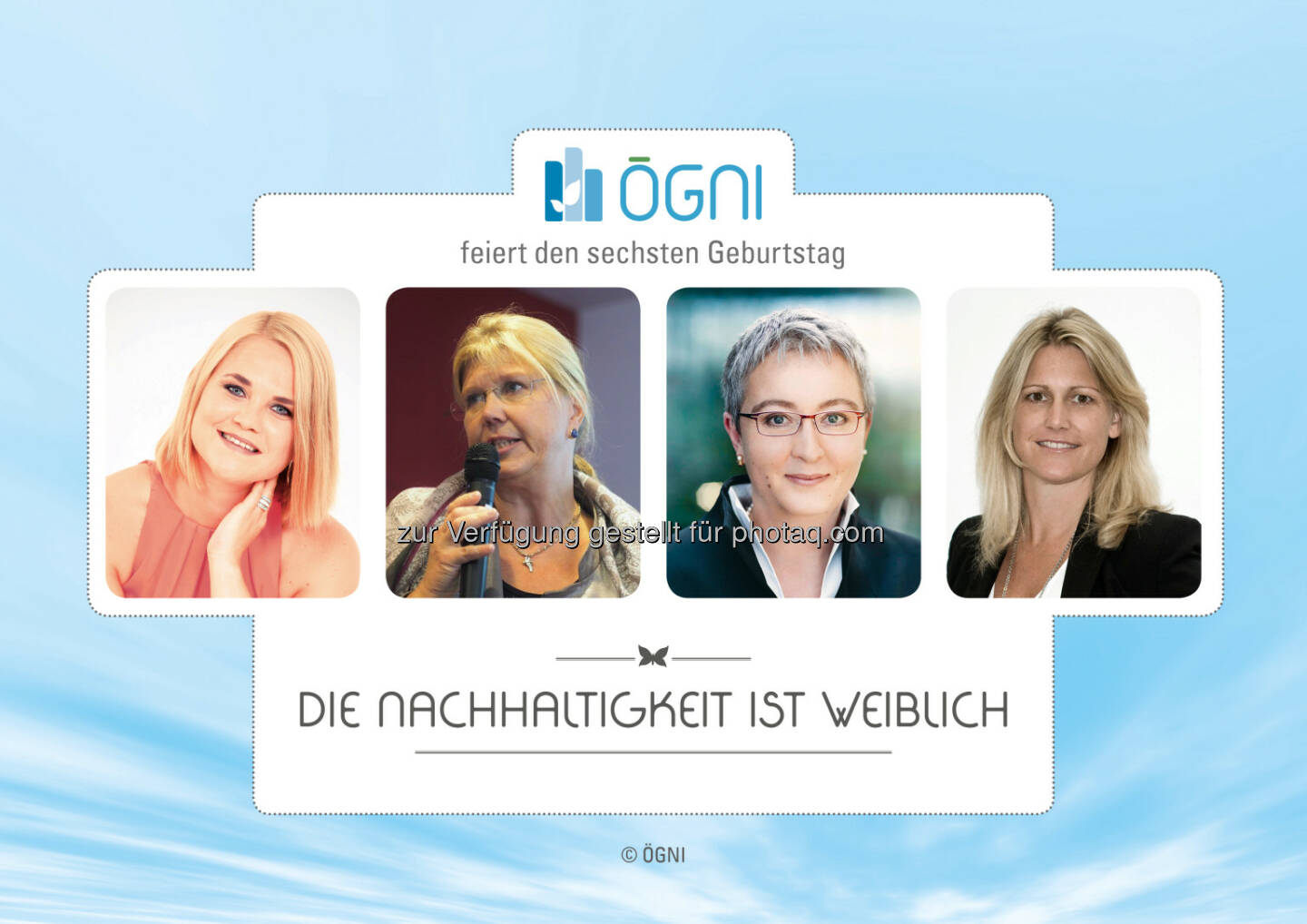 Die Nachhaltigkeit ist weiblich : Die Österreichische Gesellschaft für Nachhaltige Immobilienwirtschaft (Ögni) feiert am 28. September den 6. Geburtstag : Sie wurde damals von 125 Gründern aus der Bau- und Immobilienwirtschaft gegründet, um den Paradigmenwechsel hin zur Nachhaltigkeit aktiv mitzugestalten: © Ögni