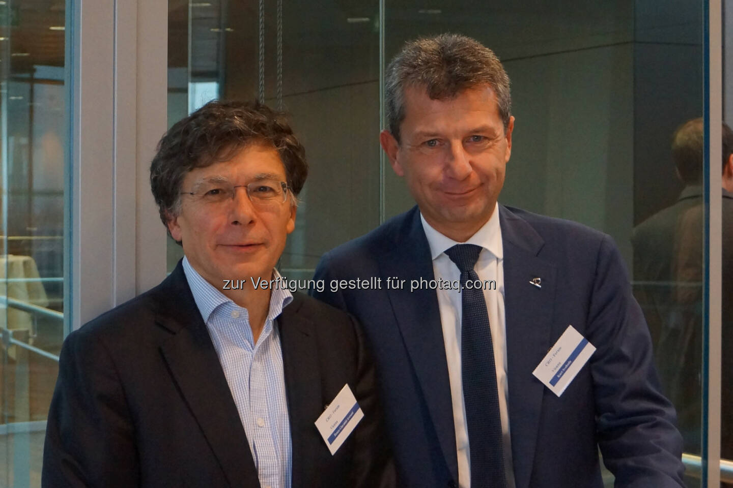 Renzo Giovanni Avesani (Chairman CRO Forum und CRO Unipol), Kurt Svoboda (CRO / CFO Uniqa Insurance Group) : Chief Risk Officers treffen sich in Wien : Auf Einladung von Kurt Svoboda, Chief Risk und Chief Financial Officer von UNIQA, tagten Freitag, den 25. September 2015, 28 CROs und Risikomanager in Wien. Das CRO Forum ist ein freiwilliger Zusammenschluss von großen international tätigen Versicherungen aus Europa : Fotocredit: Uniqa