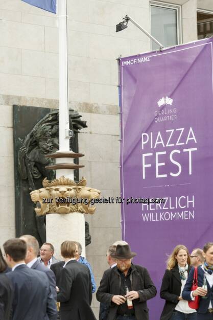 Herzlich Willkommen zum Piazza Fest, © (c) Immofinanz (29.09.2015) 