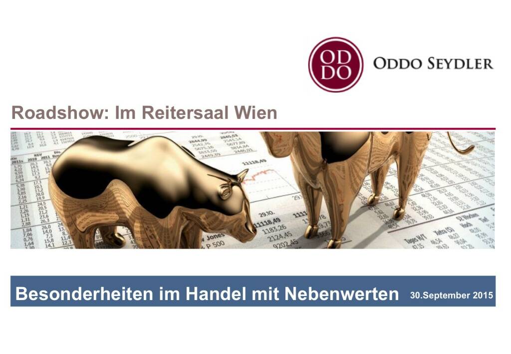 Oddo Seydler Besonderheiten im Handel mit Nebenwerten (01.10.2015) 