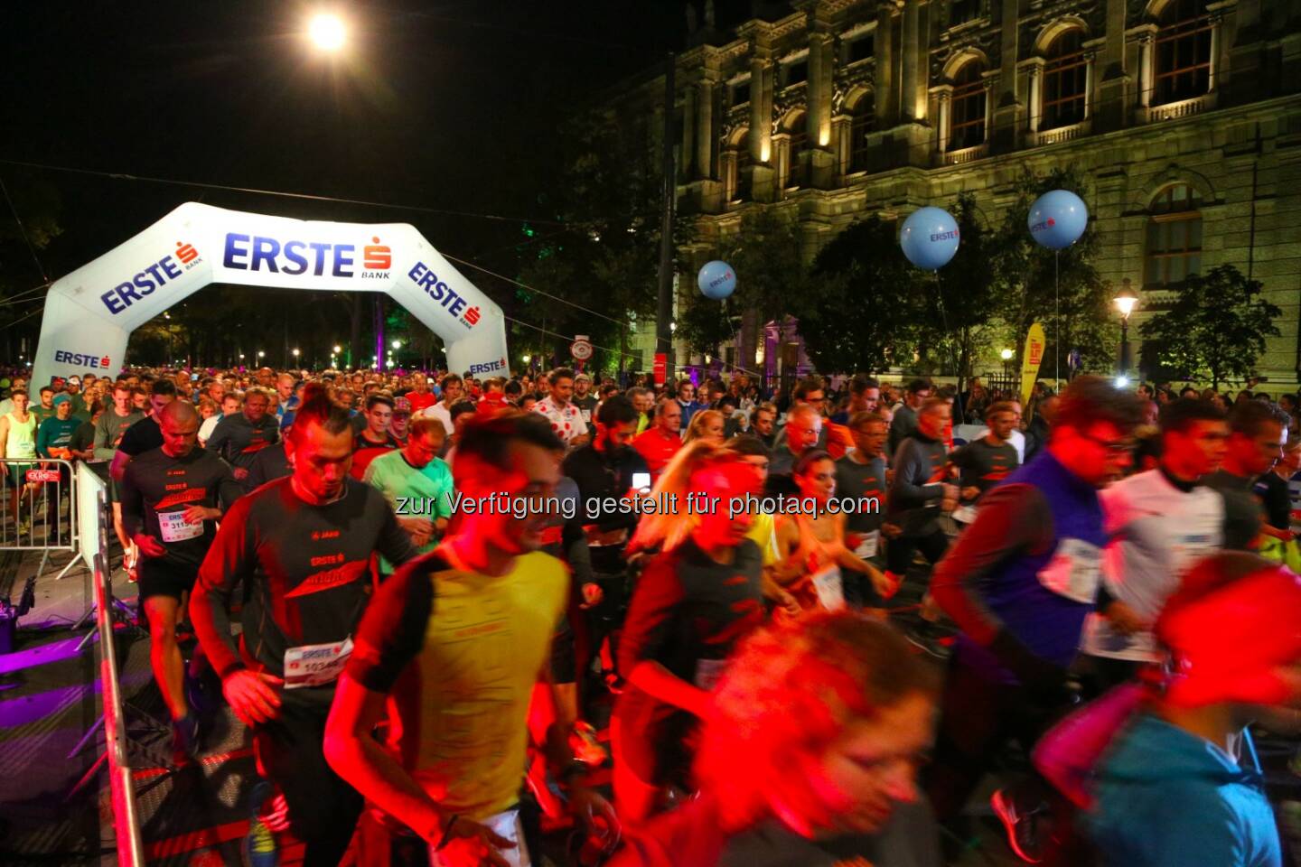 erste bank vienna night run 2015, Start