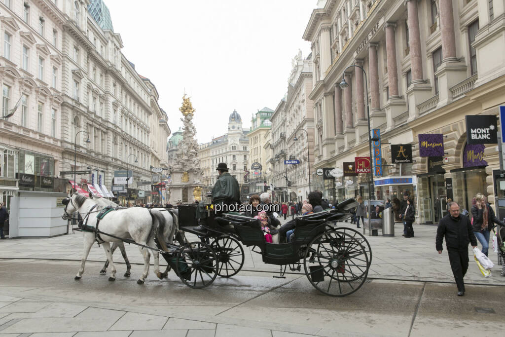 Graben, Fiaker, Pestsäule, © Martina Draper (21.02.2013) 