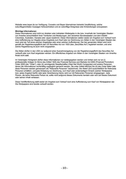 Covestro legt Ausgabepreis auf 24,00 Euro pro Aktie fest , Seite 3/3, komplettes Dokument unter http://boerse-social.com/static/uploads/file_394_covestro_legt_ausgabepreis_auf_2400_euro_pro_aktie_fest.pdf (02.10.2015) 