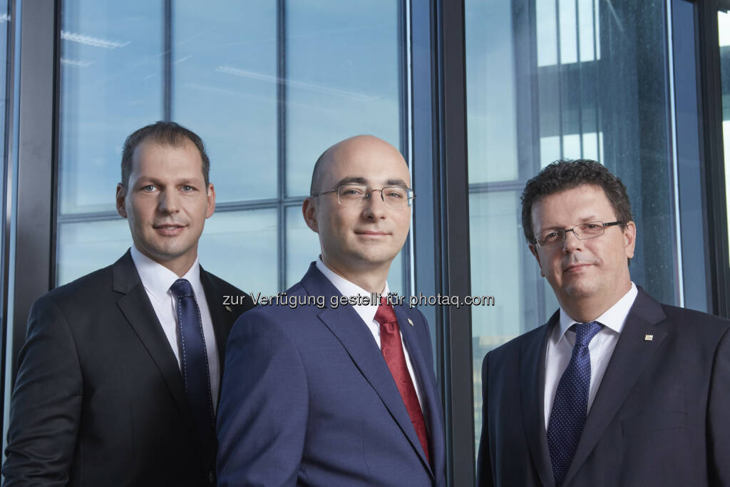 Markus Felder, Jörg Sollfelner, Christian Wojta : Geschäftsführung der EnergieAllianz Austria : Fotocredit: EAA/Rafaela Pröll, © Aussender (05.10.2015) 