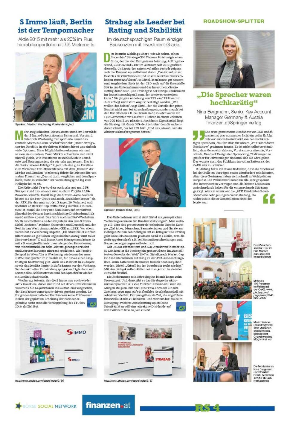 S Immo, Strabag, finanzen.at