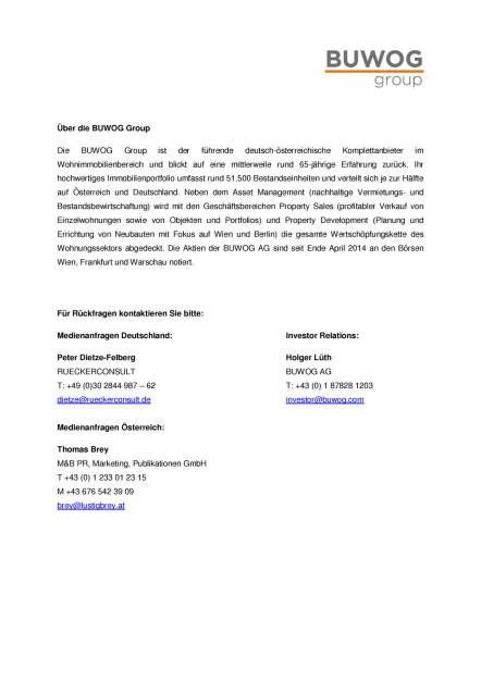 Ordentliche Hauptversammlung der Buwog: Dividende 0,69 Euro, Seite 2/2, komplettes Dokument unter http://boerse-social.com/static/uploads/file_410_ordentliche_hauptversammlung_der_buwog_dividende_069_euro.pdf (14.10.2015) 