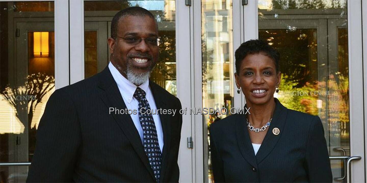 A nice coffee talk with Congresswoman Donna F. Edwards last week discussing Maryland’s #innovation, #education and #transportation. Thank you for stopping by our Rockville Nasdaq office!  Source: http://facebook.com/NASDAQ