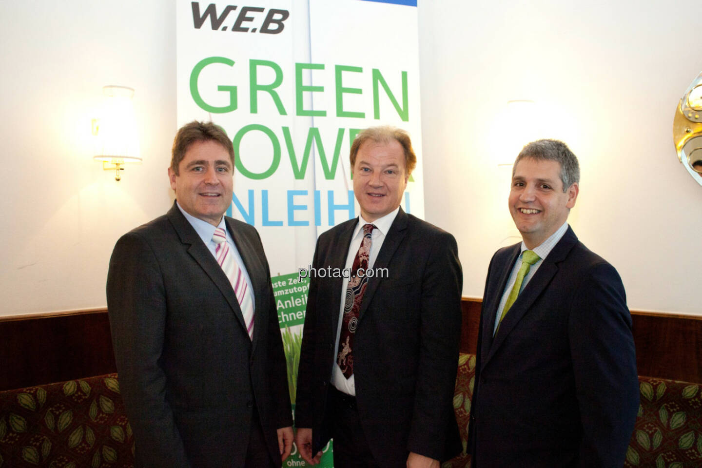 Andreas Dangl, Michael Trcka und Frank Dumeier, WEB Windenergie AG