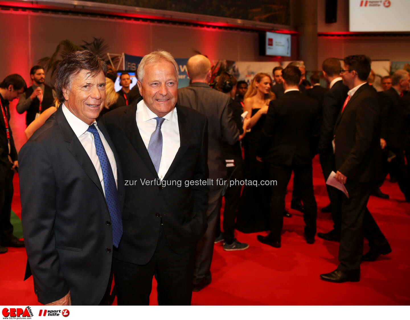 Peter Schröcksnadel, Leo Windtner (OEFB) : Photo: GEPA pictures/ Hans Oberlaender