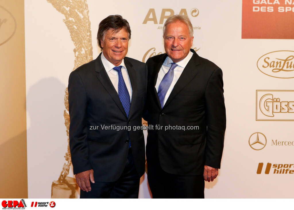 Peter Schröcksnadel, Leo Windtner : Photo: GEPA pictures/ Christian Walgram (30.10.2015) 