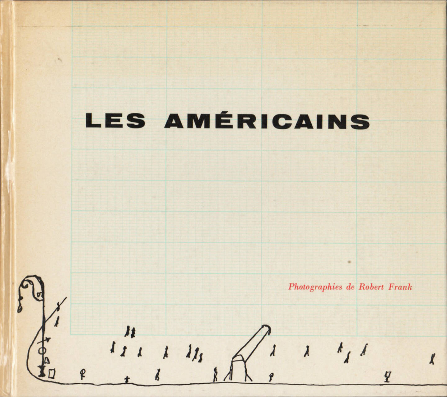 Robert Frank - Les Américains, Delpire 1958, Cover - http://josefchladek.com/book/robert_frank_-_les_americains