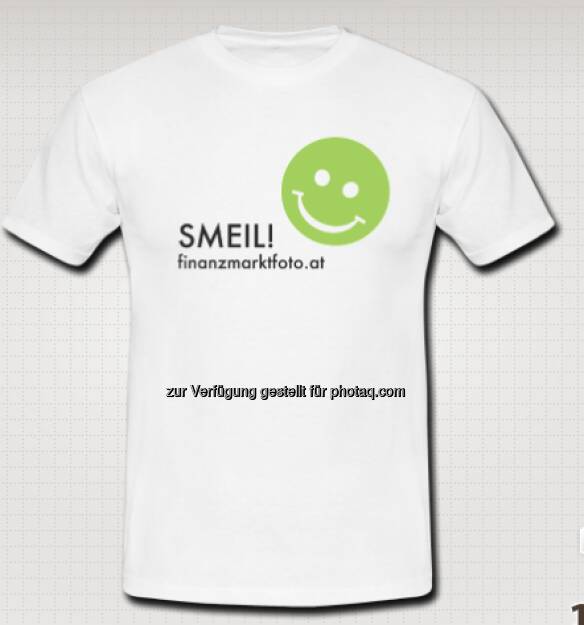 Smeil! Das finanzmarktfoto.at-Shirt (25.03.2013) 