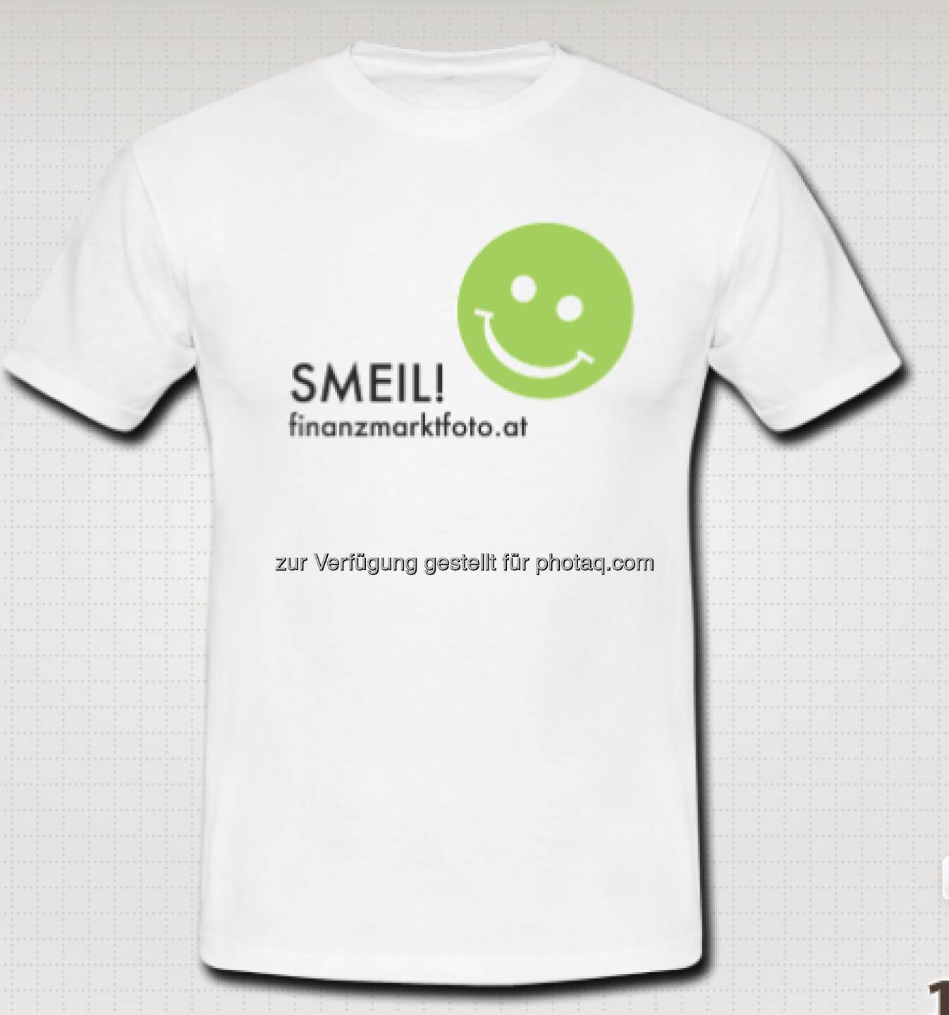 Smeil! Das finanzmarktfoto.at-Shirt