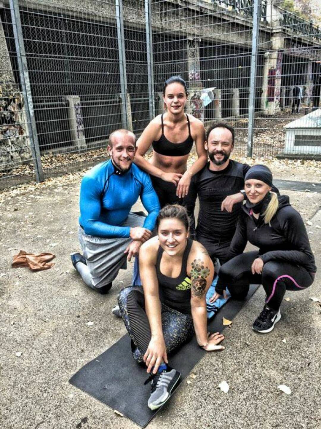 Veronika Kratochwil, Michaela Riediger & Co. Freeletics-ieren indes am Donaukanal