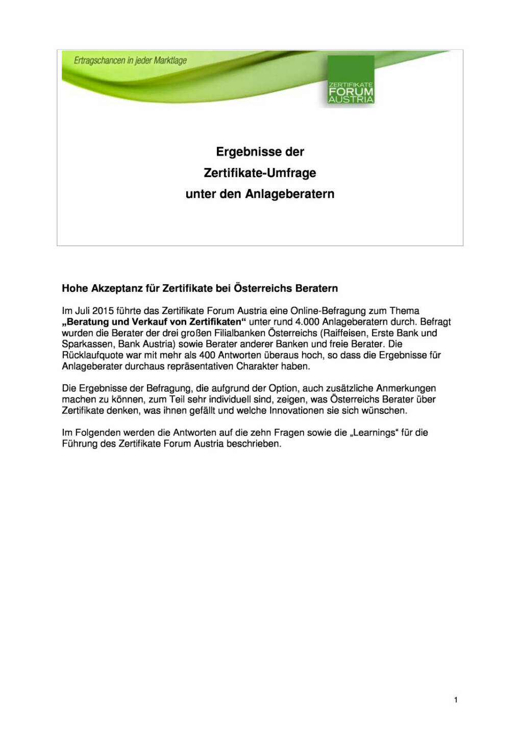 ZFA-Beraterumfrage, Seite 1/8, komplettes Dokument unter http://boerse-social.com/static/uploads/file_480_zfa-beraterumfrage.pdf