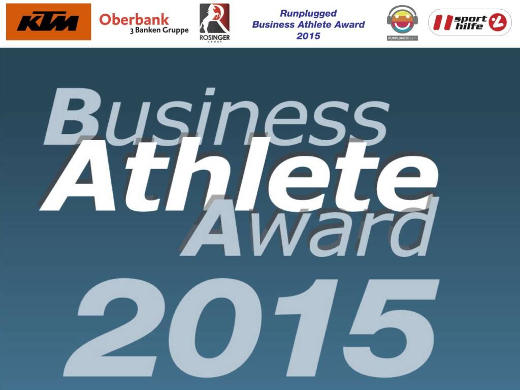 Business Athlete Award 2015 (01.12.2015)