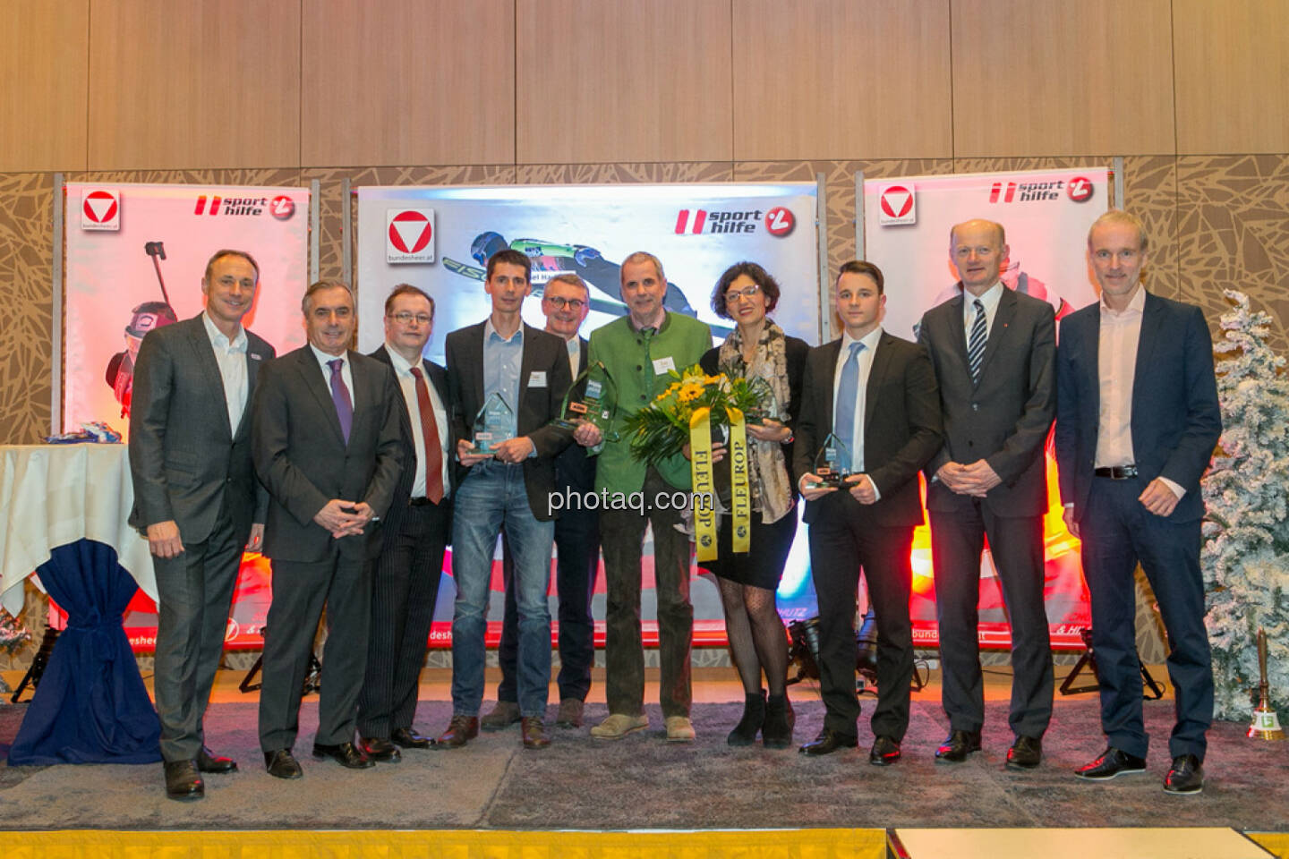 Anton Schutti (Sporthilfe), Hans Huber, Gregor Rosinger (Rosinger Group), Jürgen Pansy (Up to Eleven Digital Solutions), Friedrich Roithner (KTM), Wolfgang Konrad (VCM), Monika Traub (Intermarket Bank AG), Matthias Stelzmüller (Daily Sports), Franz Gasselsberger (CEO Oberbank), Christian Drastil (BSN, Runplugged)