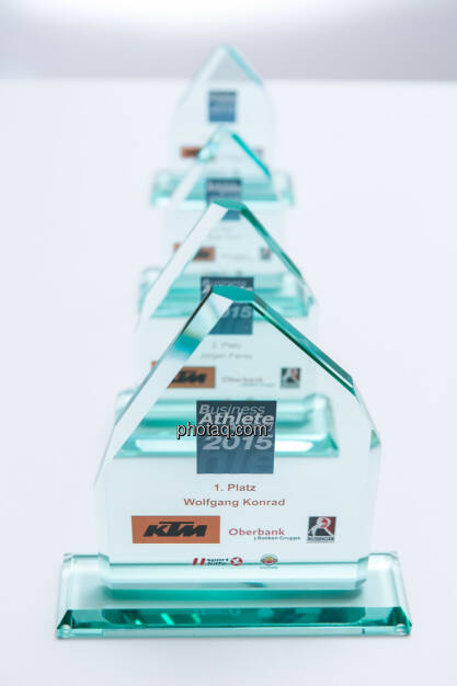 Business Athlete Award 2015 Platz 1, Platz 2, Platz 3 und Rookie of the Year, © Martina Draper/photaq (02.12.2015) 