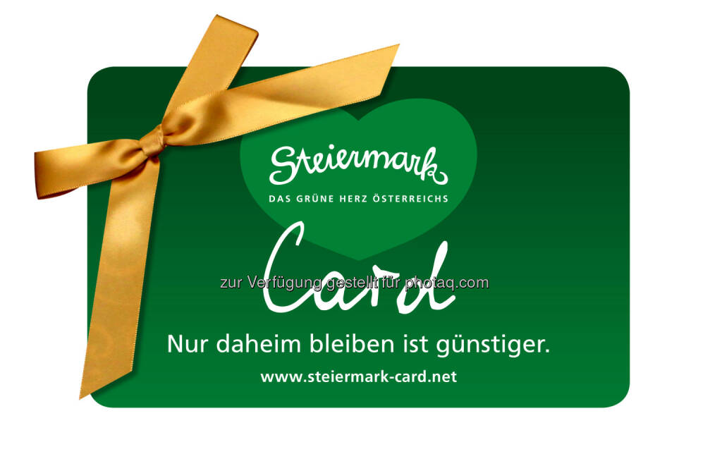 Steiermark-Card 2016: 127 Ausflugsziele mit einer Karte : Fotocredit_ Steiermark-Card, © Aussender (10.12.2015) 