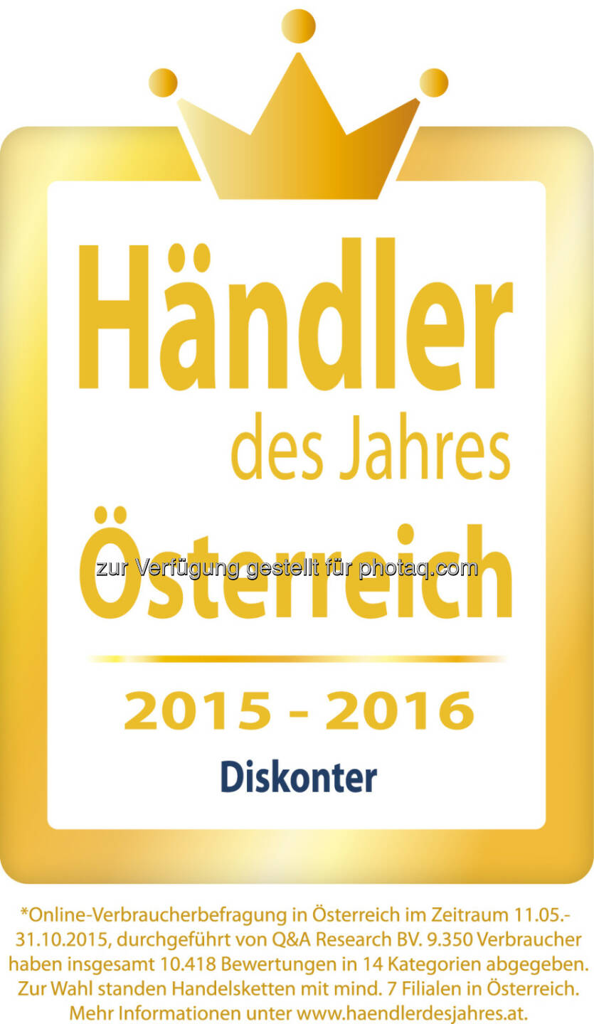 Lidl Österreich ist Händler des Jahres : Kunden wählen beliebteste Handelsketten : Lidl Österreich belegt in der Kategorie „Diskonter“ den ersten Platz : Fotocredit: Lidl Österreich