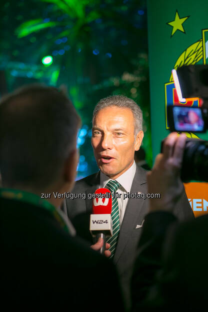 Michael Krammer (SK Rapid-Präsident) : W24 zeigt exklusiv die Highlights der SK Rapid Weihnachtsfeier im Eventhotel Pyramide in Vösendorf : Fotocredit: Alexander Felten (16.12.2015) 