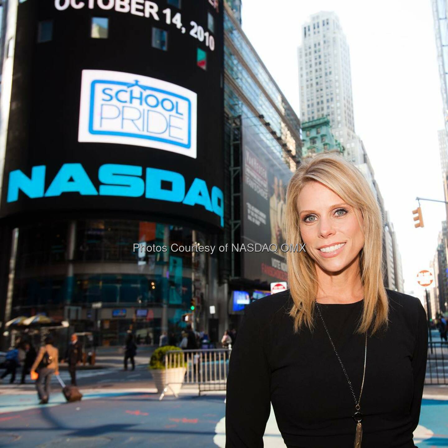 #TBT to that time when Cheryl Hines came to @Nasdaq! #throwbackthursday #cherylhines  Source: http://facebook.com/NASDAQ