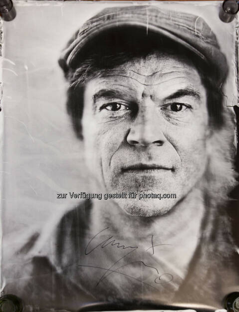 Campino von den Toten Hosen : Volkshilfe versteigert exklusives handsigniertes Foto von Campino – eine Nassplattenfotografie, eine alte Technik, die die Fotografen René Huemer und Marco C. Krenn ins Heute gerettet haben : Fotocredit: René Huemer, © Aussender (21.12.2015) 