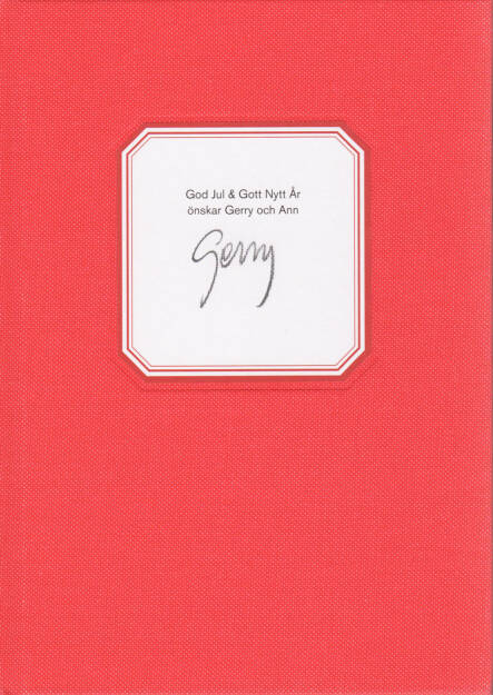 Gerry Johansson - God Jul & Gott Nytt Ar, GunGallery 2011, Cover - http://josefchladek.com/book/gerry_johansson_-_god_jul_gott_nytt_ar, © (c) josefchladek.com (25.12.2015) 