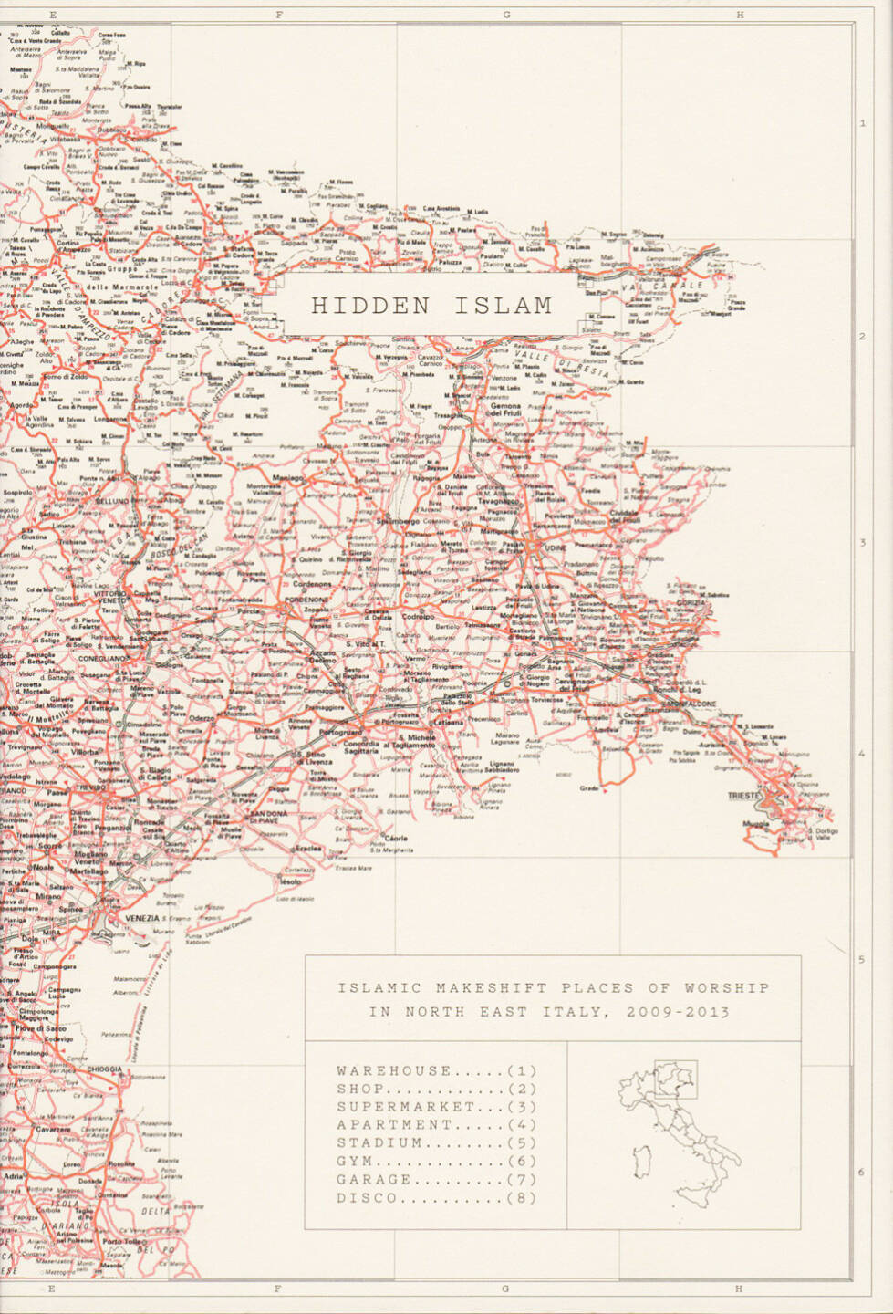 Nicoló Degiorgis - Hidden Islam (2014) - 140-250 Euro, http://josefchladek.com/book/nicolo_degiorgis_-_hidden_islam