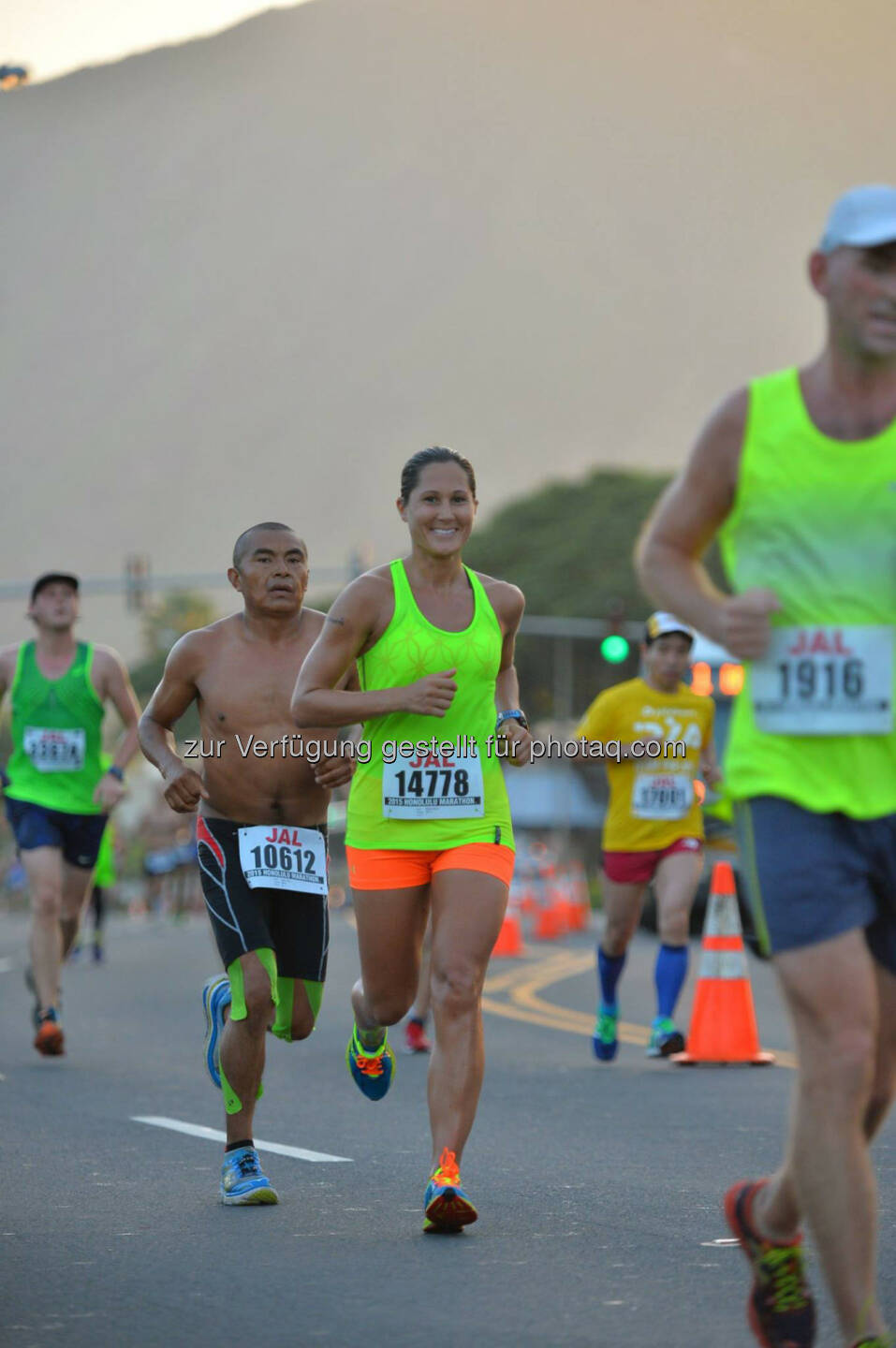 beim Honolulu Marathon