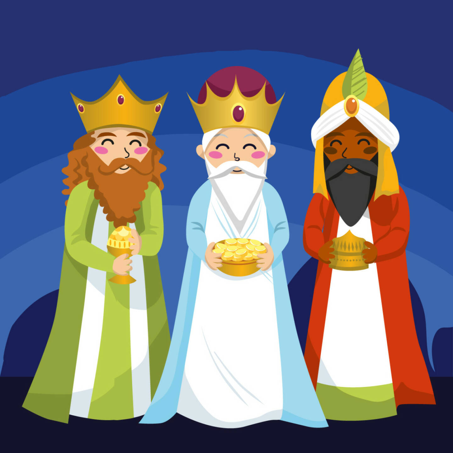Drei Könige, heiligen drei Könige, 3 Königstag http://www.shutterstock.com/de/pic-66980008/stock-vector-three-wise-men-bring-gifts-to-jesus-on-christmas.html