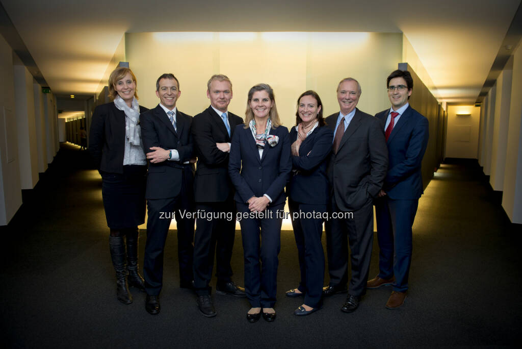 K. Hanschitz, F. Haugeneder, Axel Thoss, Bettina Knötzl, P. Netal, Emmanuel Kaufman - Partner bei Knoetzl Haugeneder Netal Rechtsanwaelte GmbH: Knoetzl startet mit sechs Partnern am Wiener Michaelerplatz, © Aussender (07.01.2016) 