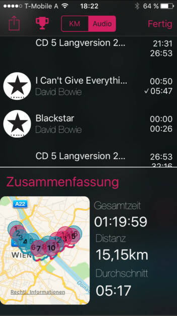 Blackstar von Bowie im Mix mit unserer 25 Jahre ATX Langversion CD 5 auf http://www.runplugged.com/app (16.01.2016) 