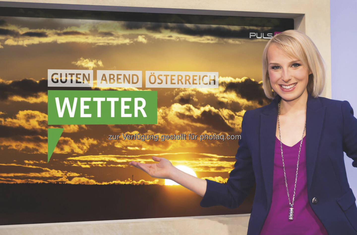 Neue Wetter-Moderatorin bei ProSiebenSat.1 Puls 4: Ursula Wares geht On-Air ... (c) Mikes/Puls4