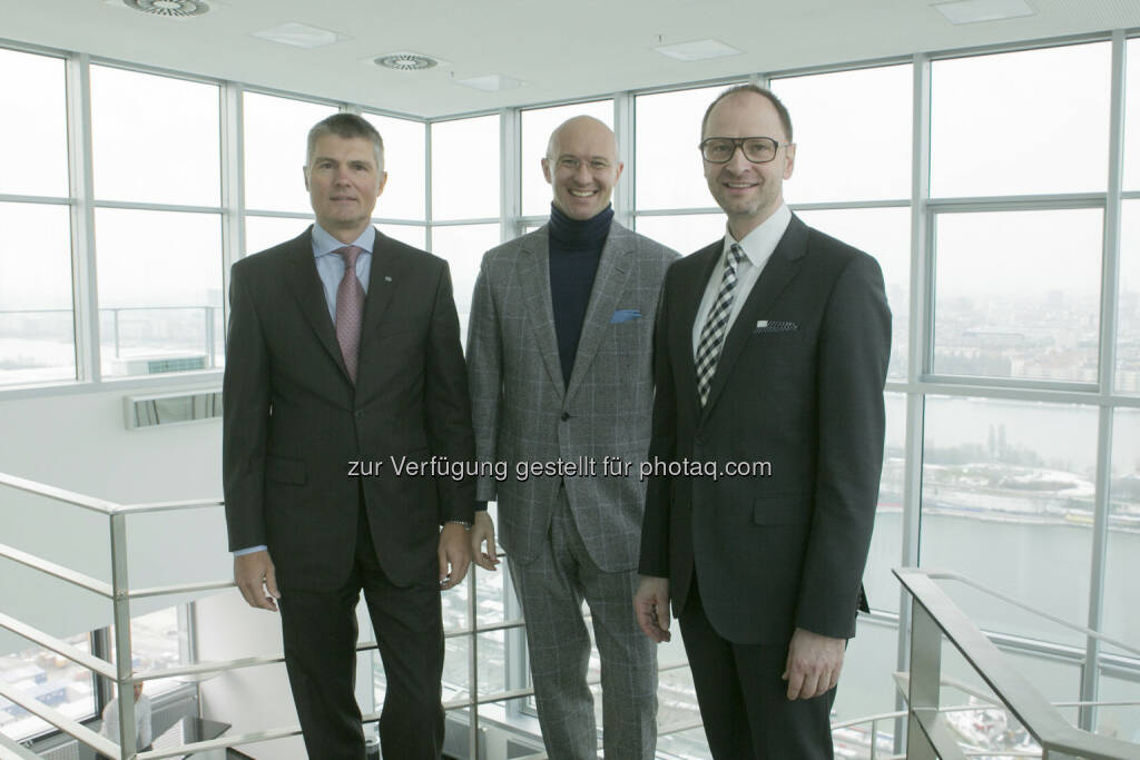 Hermann Stöckl, GF VPI Vermögensplanung, Leopold Seiler, GF Seiler Asset Management, Siegfried Prietl, Obmann FG Finanzdienstleister WK Wien
, © Martina Draper für Börse Express (05.04.2013) 