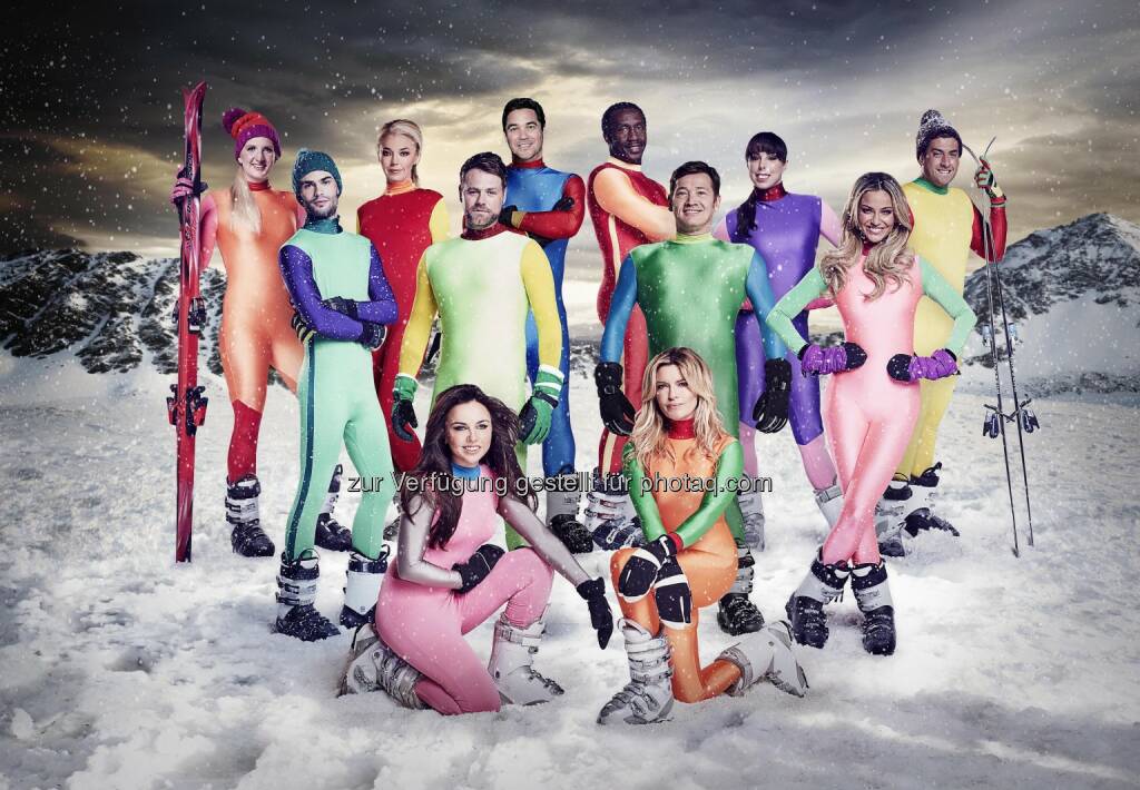 The Jump - Channel 4 Wintersportwettbewerb :  Nach dem großen Erfolg des Wintersportwettbewerbs gastiert The Jump nach 2014 und 2015 heuer erstmals für sechs Live-Übertragungen mit 12 britischen Promis im Kühtai auf 2.020 Metern Seehöhe : Fotocredit: Channel 4 Television, © Aussendung (03.02.2016)