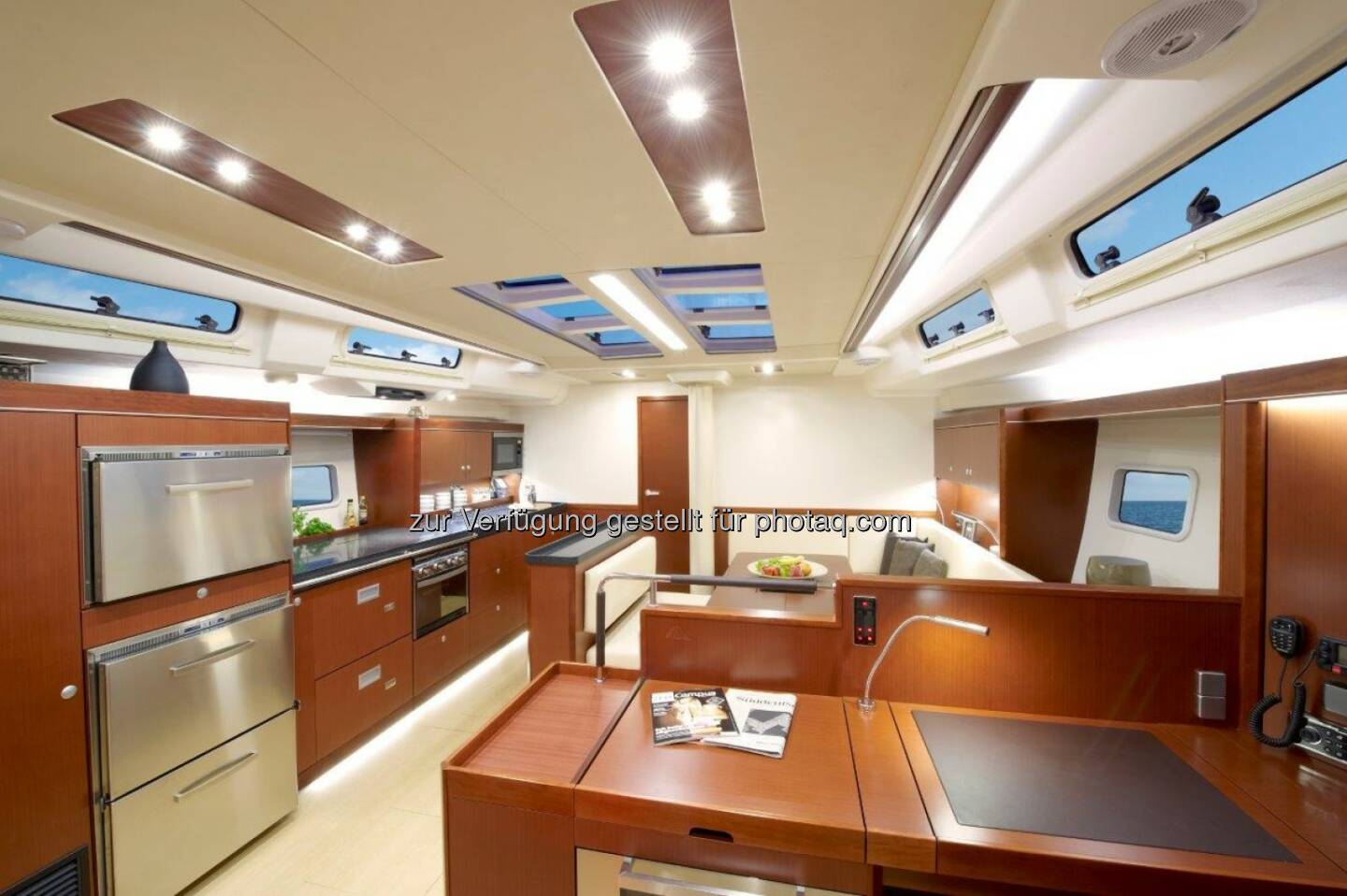Hanse 575 Interieur : Austrian Boatshow – Boot Tulln – Die größte und vielfältigste Boots- und Wassersportfachmesse : 3. bis 6. März 2016 : Fotocredit: Messe Tulln/HVG