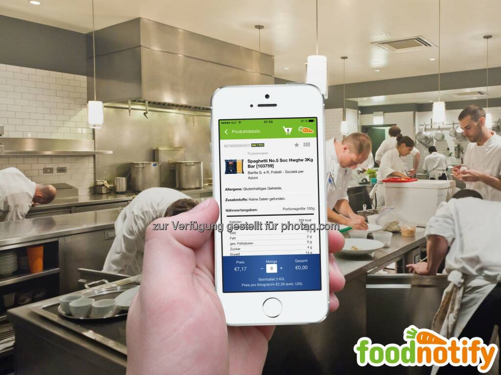 FoodNotify - Allergenverordnung : Weitere Erleichterung für die Gastronomie : Neue Funktionen helfen Aufwand in der Gastronomie zu reduzieren : Fotocredit: FoodNotify, Foto von star5112 (flickr) adaptiert / CC, © Aussender (10.02.2016) 