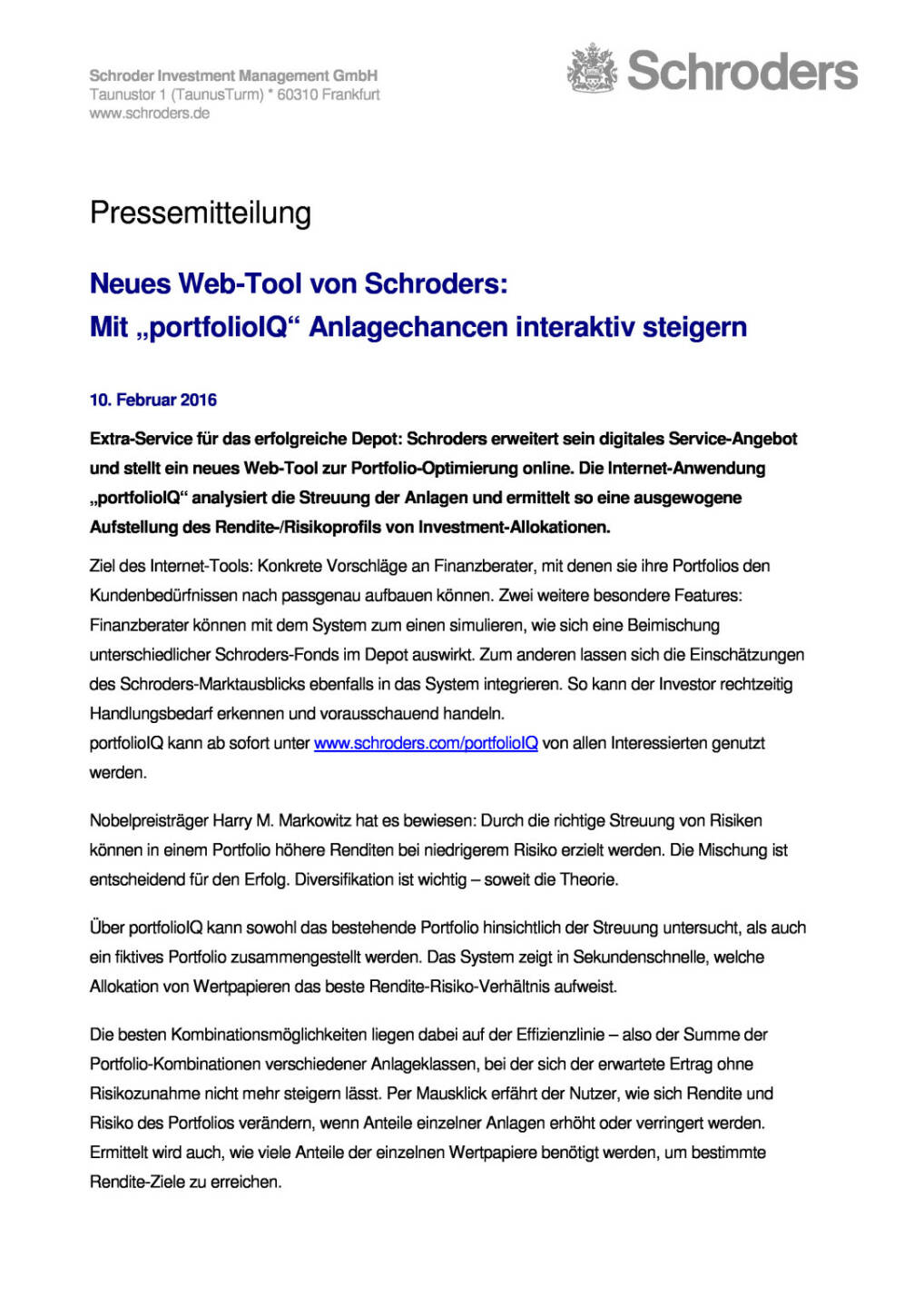 Neues Web-Tool von Schroders, Seite 1/2, komplettes Dokument unter http://boerse-social.com/static/uploads/file_622_neues_web-tool_von_schroders.pdf