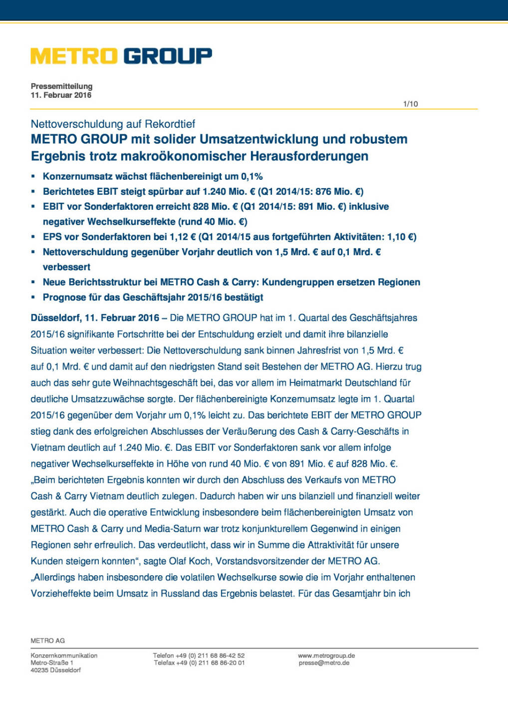 Metro Group st&auml;rkt Gro&szlig;handelsgesch&auml;ft mit &Uuml;bernahme von RUNGIS express, Seite 1/10, komplettes Dokument unter http://boerse-social.com/static/uploads/file_631_metro_group_starkt_grosshandelsgeschaft_mit_ubernahme_von_rungis_express.pdf