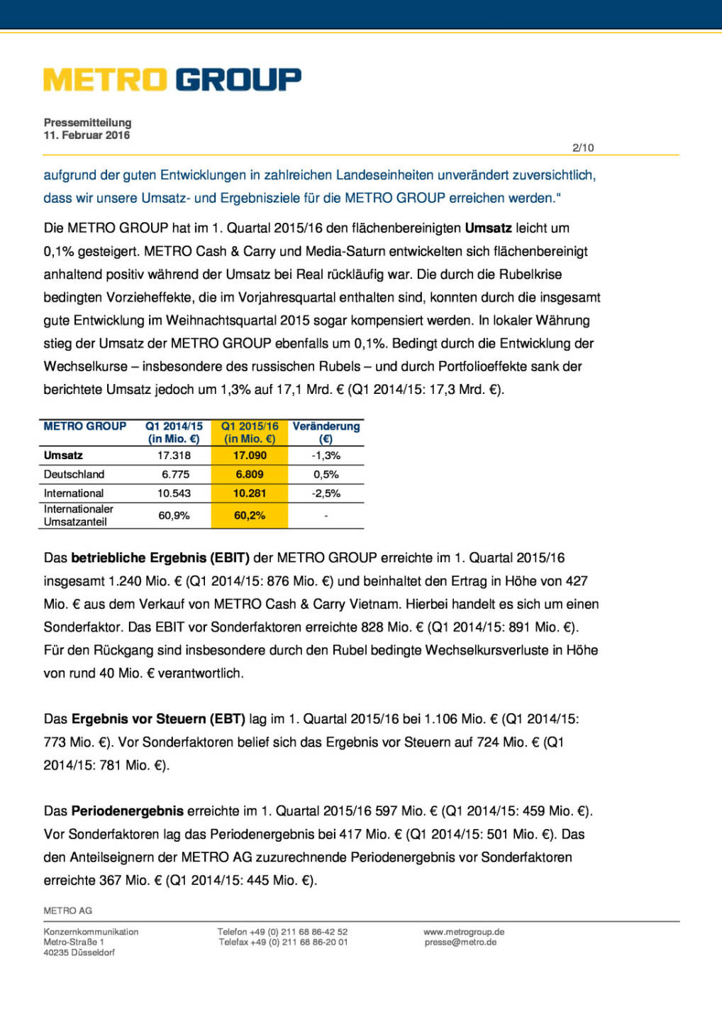 Metro Group st&auml;rkt Gro&szlig;handelsgesch&auml;ft mit &Uuml;bernahme von RUNGIS express, Seite 2/10, komplettes Dokument unter http://boerse-social.com/static/uploads/file_631_metro_group_starkt_grosshandelsgeschaft_mit_ubernahme_von_rungis_express.pdf