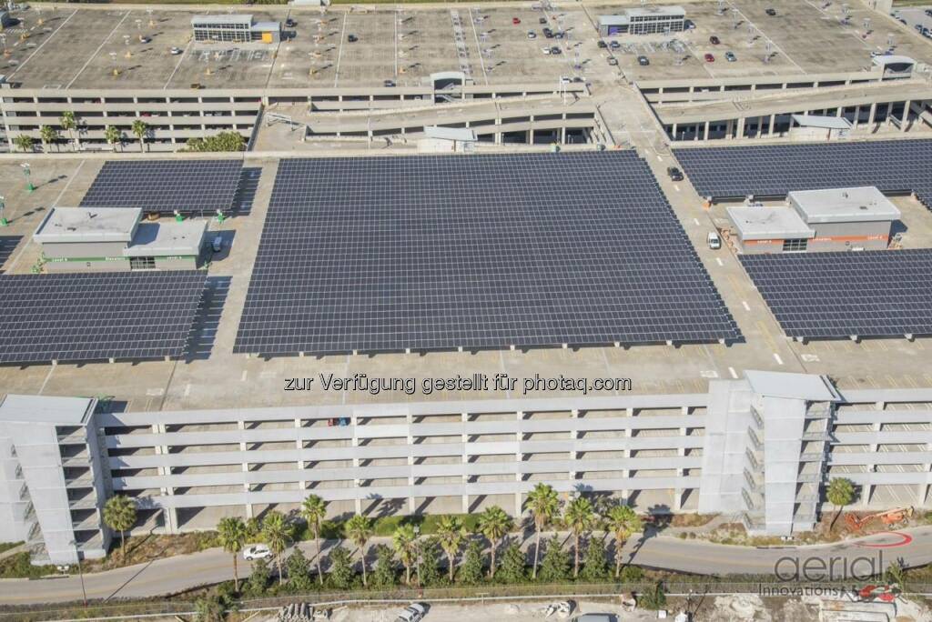 Tampa International Airport unveiled a two-megawatt #solar canopy system consisting of over 6K SolarWorld solar panels. Great job by our partner Solar Source installing the project. Today marks a HUGE day for solar! We are proud to announce the unveiling of the brand new 2 MegaWatt solar canopy system at Tampa International Airport atop the economy parking lot! This system consists of over 6,000 solar panels and is Florida's largest solar canopy system to date.

We are beyond grateful to be the company chosen to piece this project together. It is a huge milestone for our company and an even bigger stepping stone towards a greener Florida! Here are a few highlights from the  Source: http://facebook.com/SolarWorldUSA (14.02.2016) 