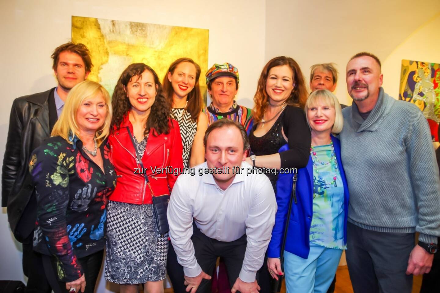 Ausstellende Künstler und Galerist Konstantin F. Chatziathanassiou
