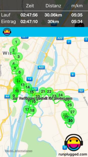 Map von der Aktivität am 21.02.2016 http://www.runplugged.com/app (22.02.2016) 