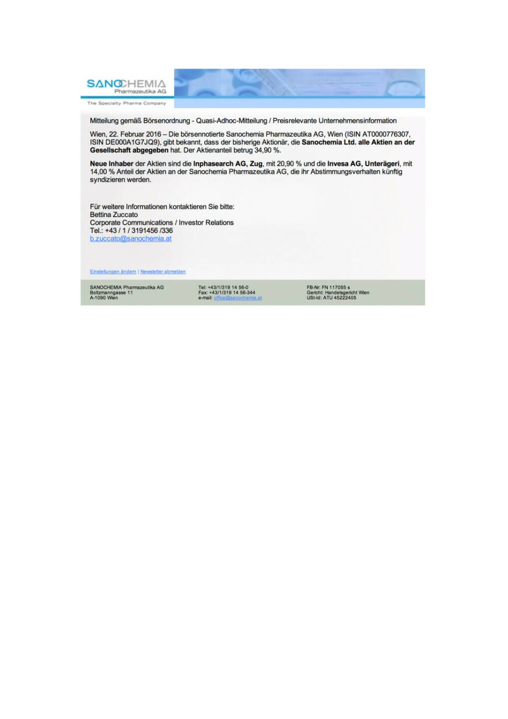 Sanochemia: neue Aktieninhaber, Seite 1/1, komplettes Dokument unter http://boerse-social.com/static/uploads/file_666_sanochemia_neue_aktieninhaber.pdf