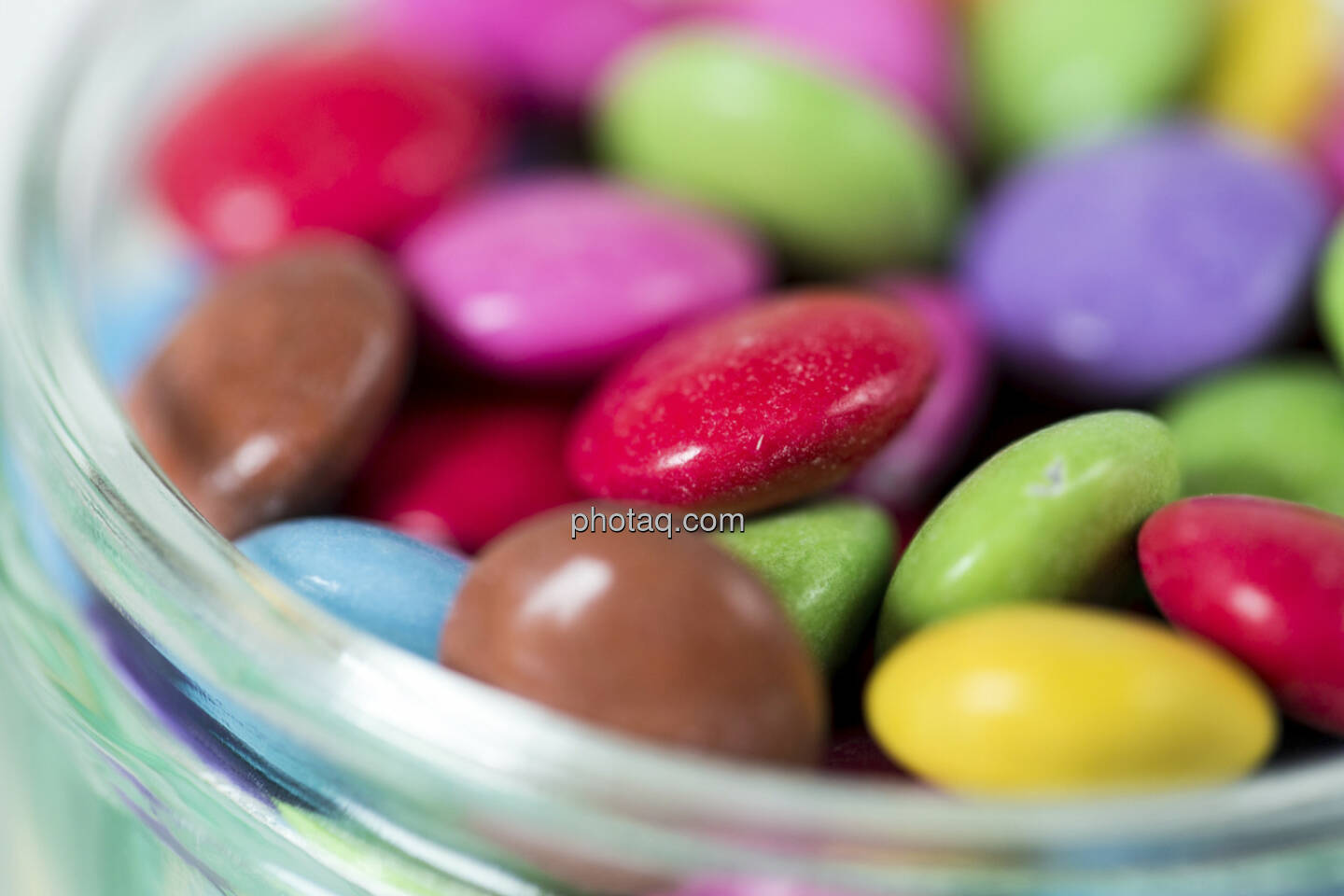 Smarties im Glas