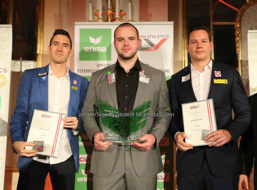 Andreas Vojta (links), Lukas Weisshaidinger (Mitte) (Bild: ÖLV) (01.03.2016) 