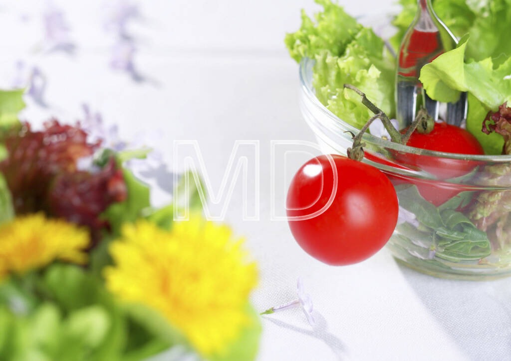 Salat mit Gabel, © Martina Draper (06.04.2013)